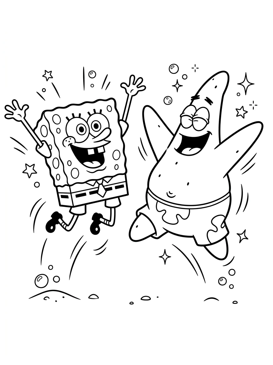 Desenhos do Patrick Estrela para colorir 68