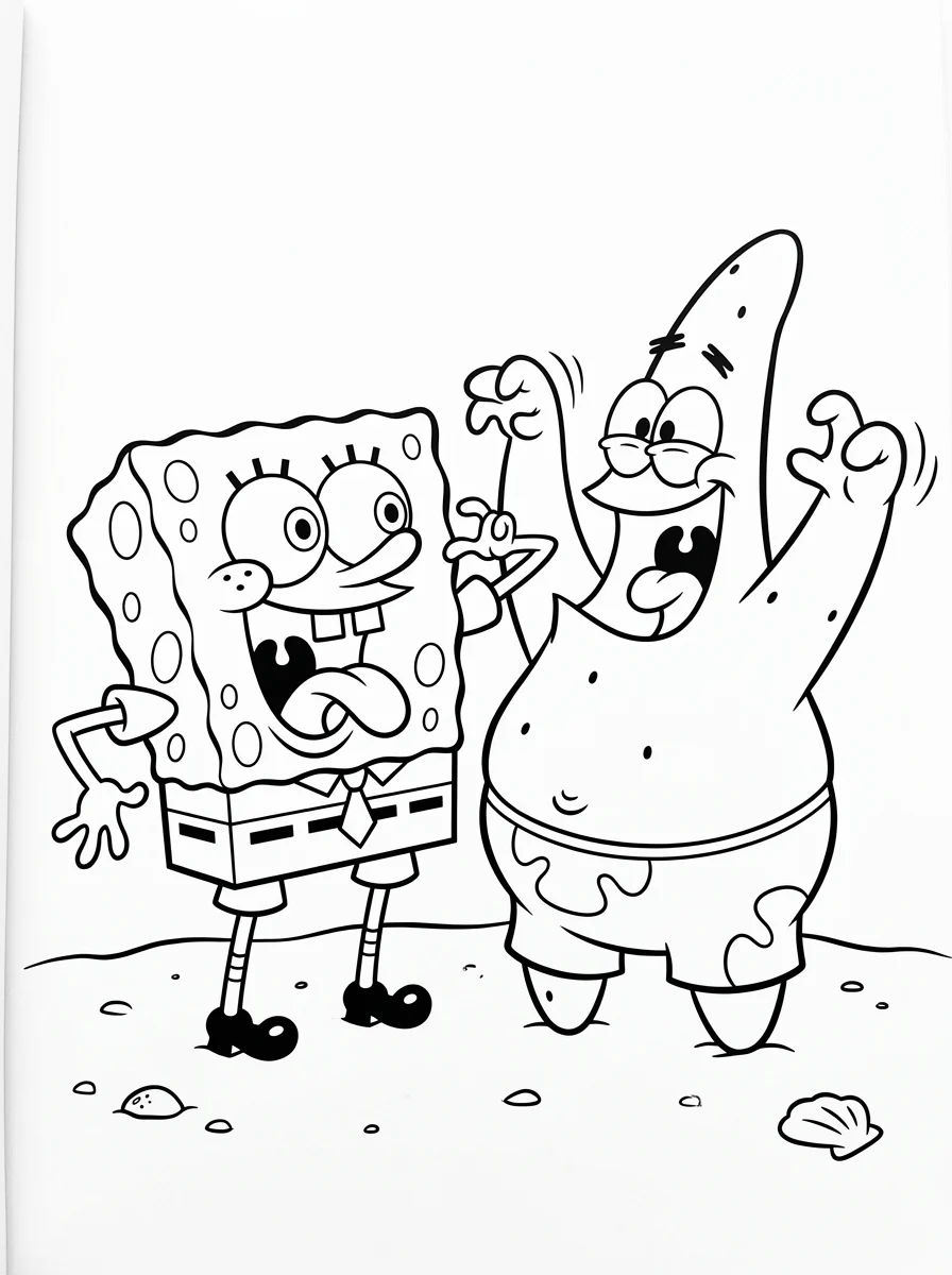 Desenhos do Patrick Estrela para colorir 69