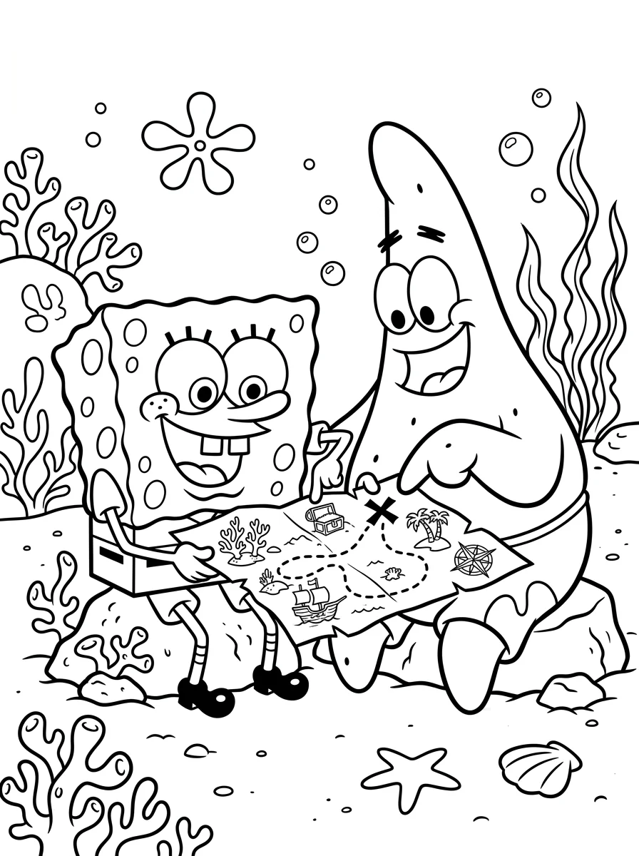 Desenhos do Patrick Estrela para colorir 73