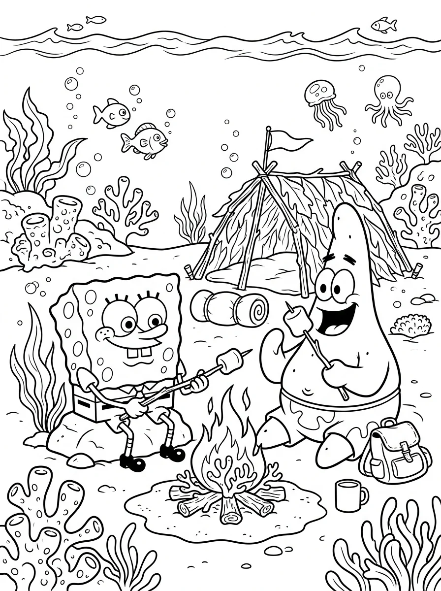 Desenhos do Patrick Estrela para colorir 74