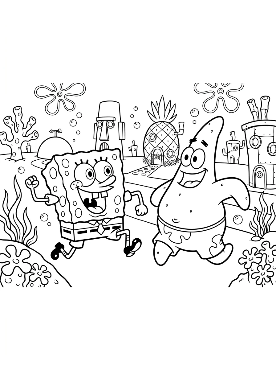 Desenhos do Patrick Estrela para colorir 75