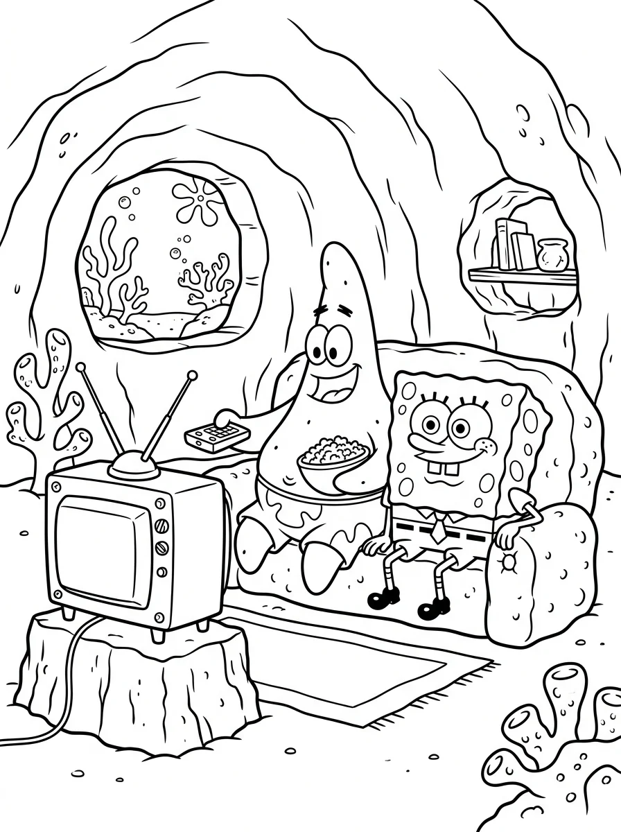 Desenhos do Patrick Estrela para colorir 77