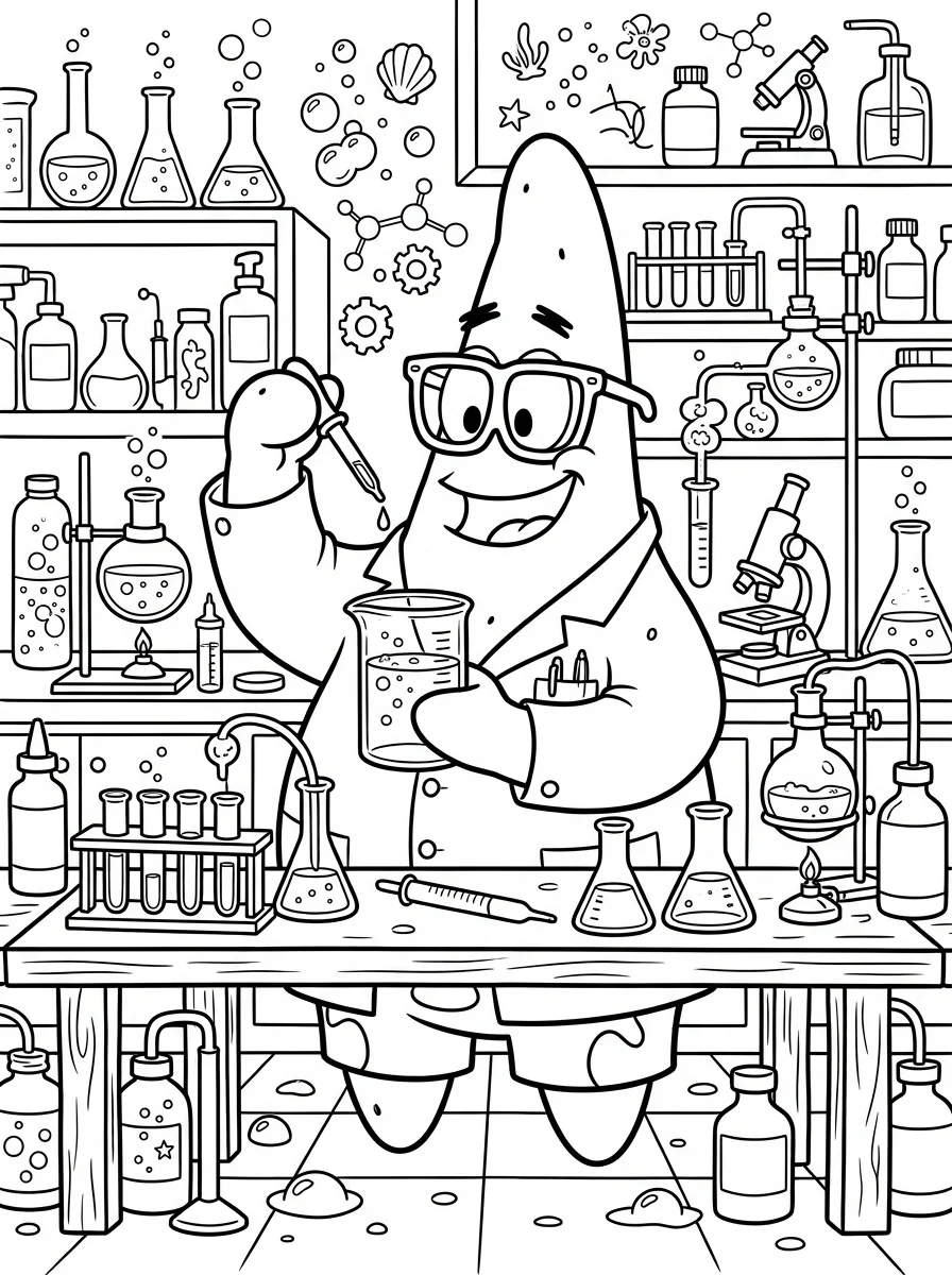 Desenhos do Patrick Estrela para colorir 78