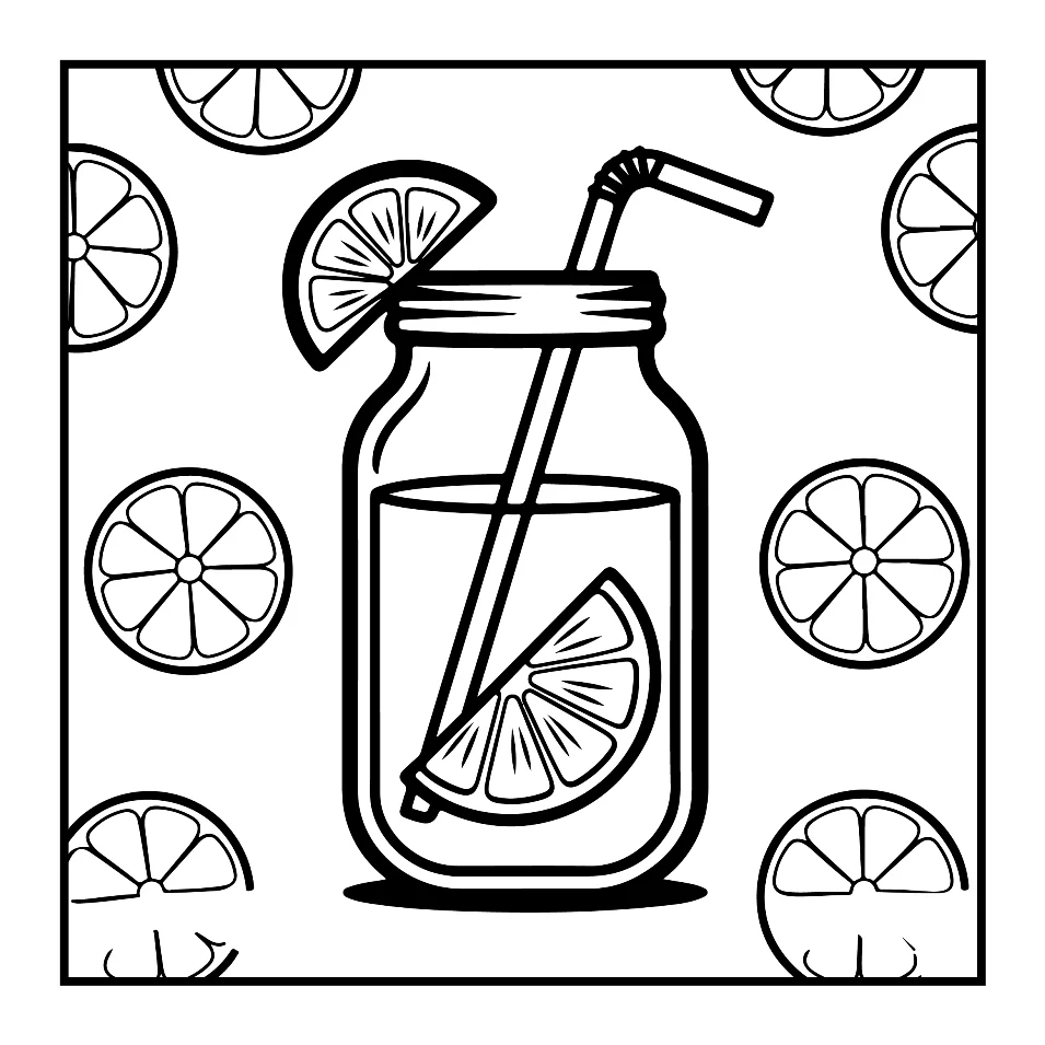 Desenhos Simples de Verão para colorir 16