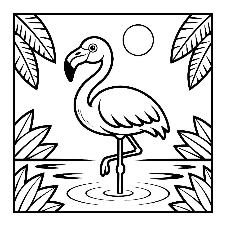 Desenhos Simples de Verão para colorir 19