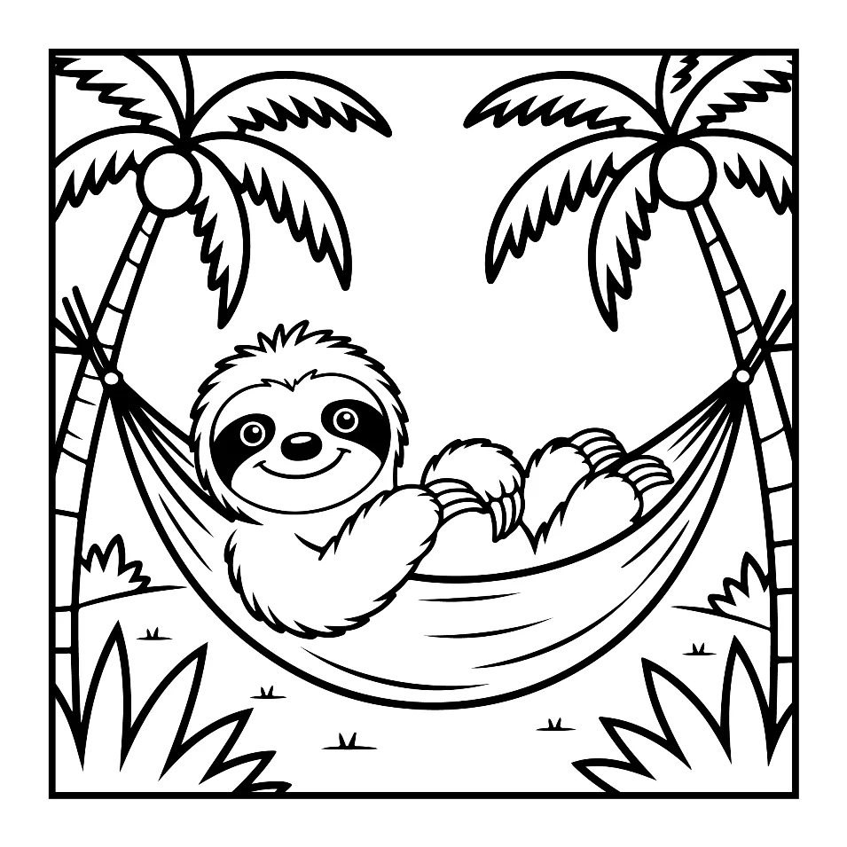 Desenhos Simples de Verão para colorir 22