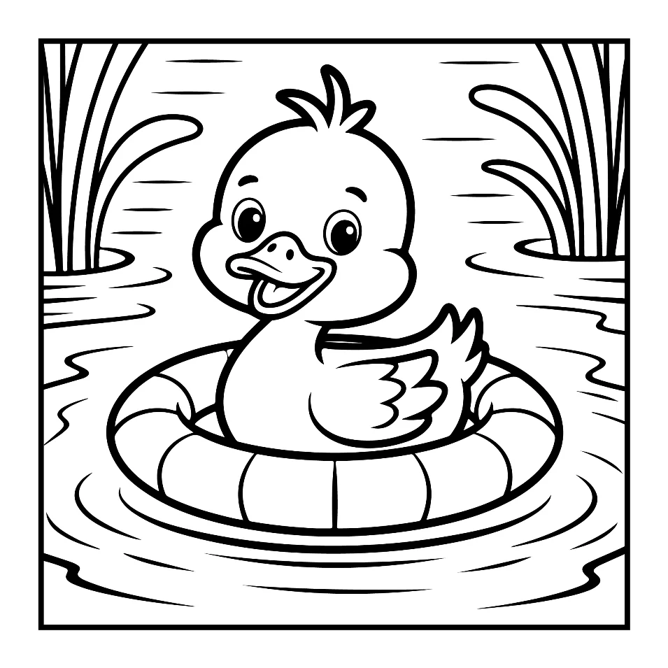 Desenhos Simples de Verão para colorir 23
