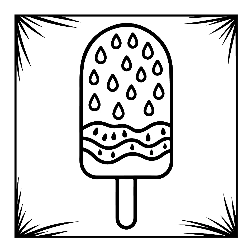 Desenhos Simples de Verão para colorir 25