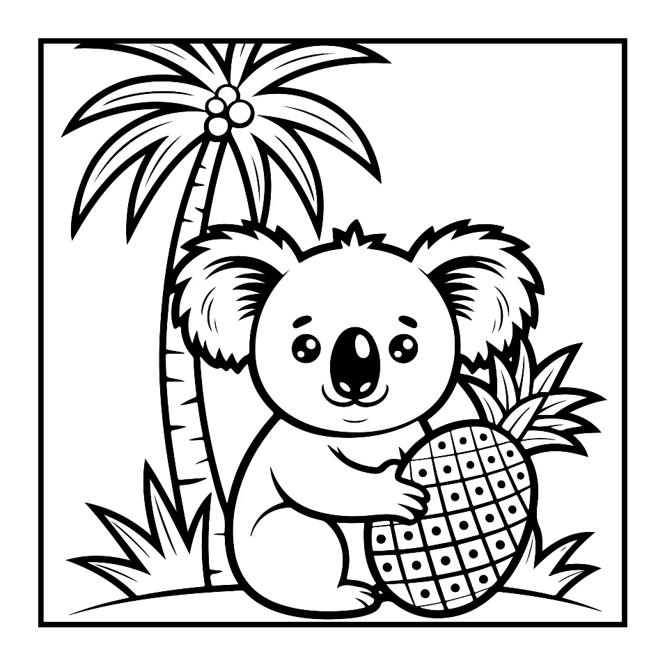 Desenhos Simples de Verão para colorir 28