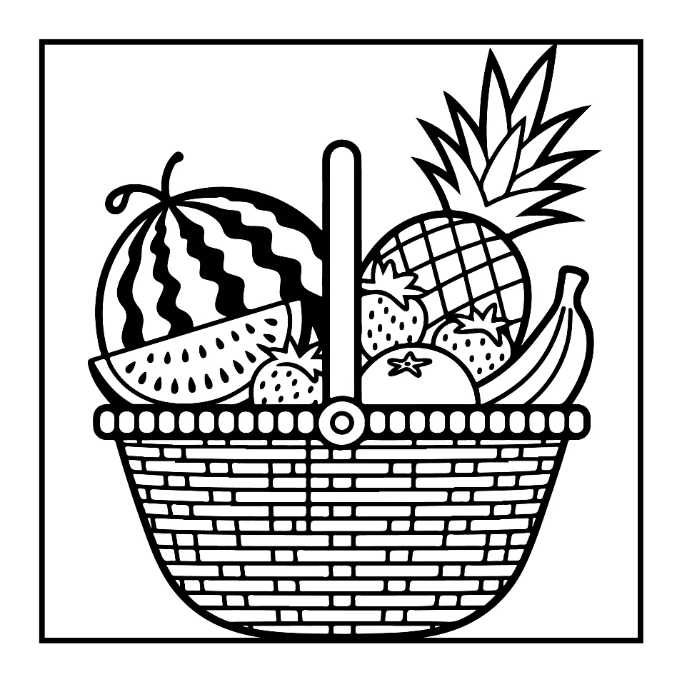 Desenhos Simples de Verão para colorir 29