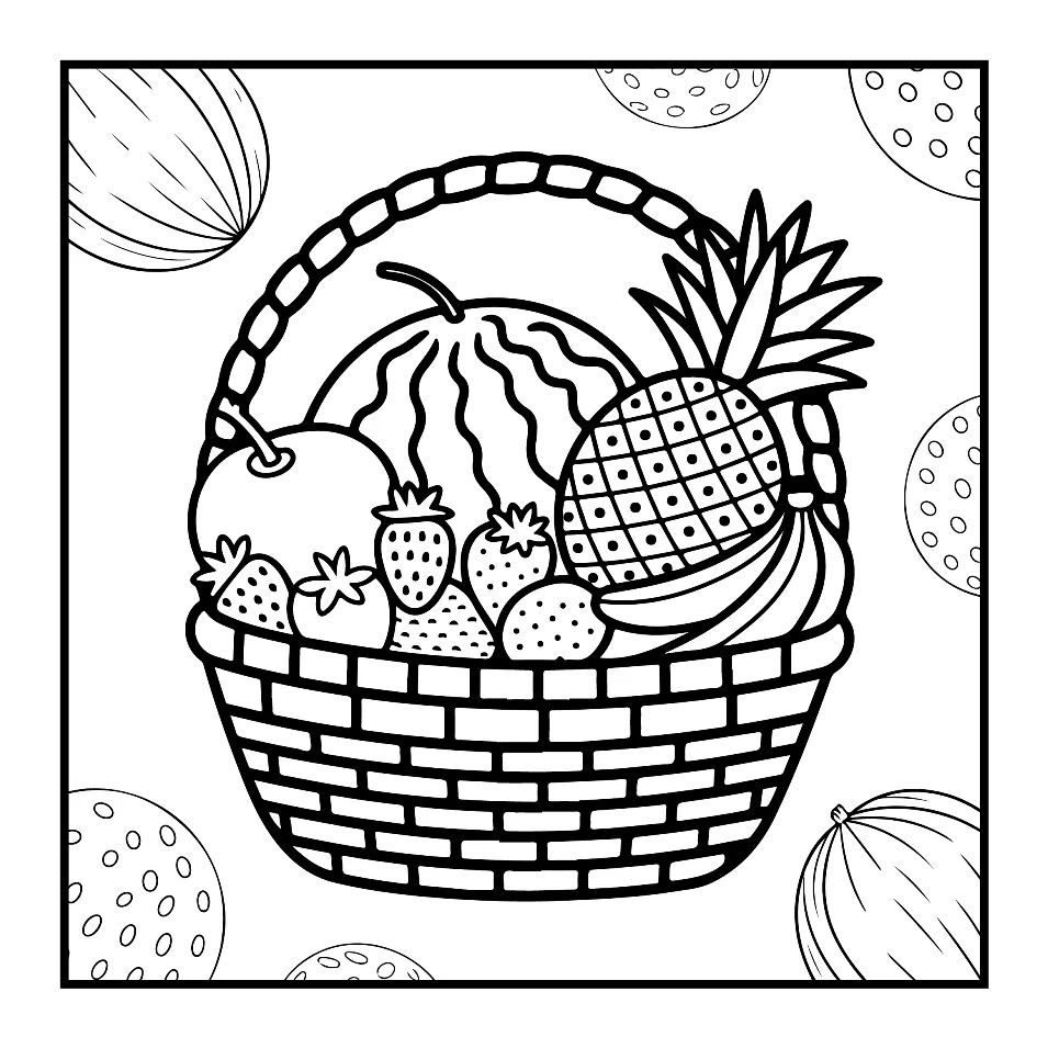 Desenhos Simples de Verão para colorir 31