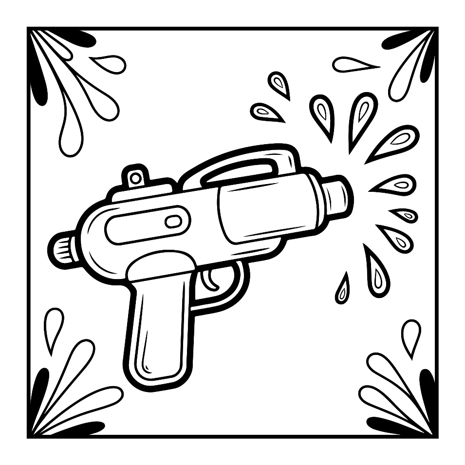 Desenhos Simples de Verão para colorir 34