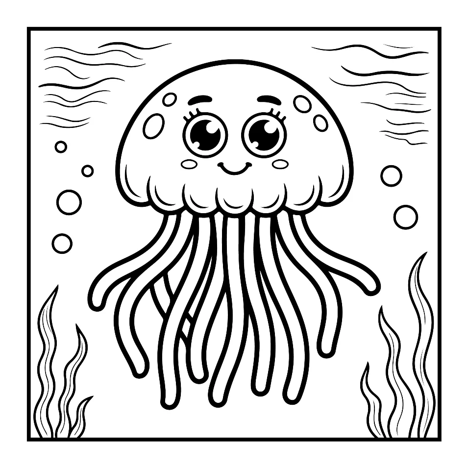 Desenhos Simples de Verão para colorir 36