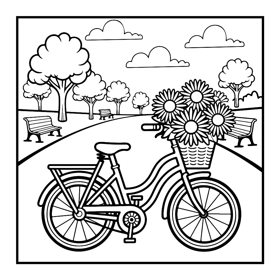 Desenhos Simples de Verão para colorir 40