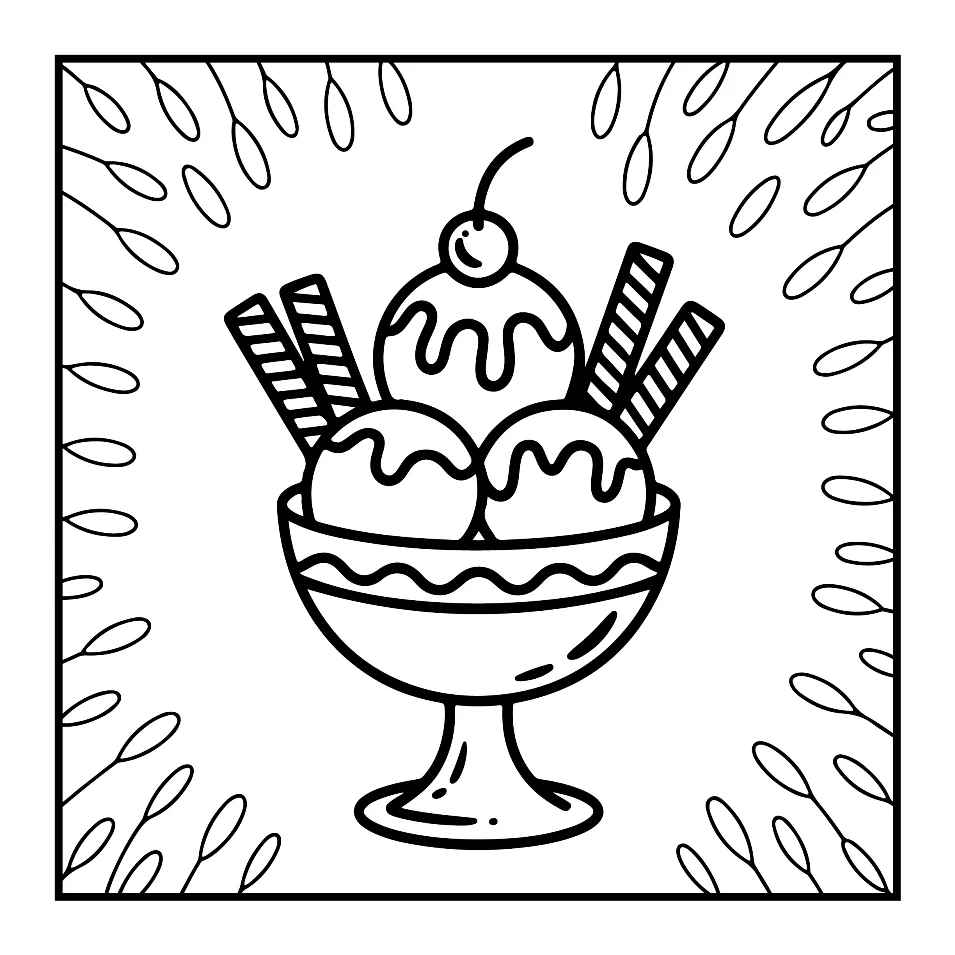 Desenhos Simples de Verão para colorir 42