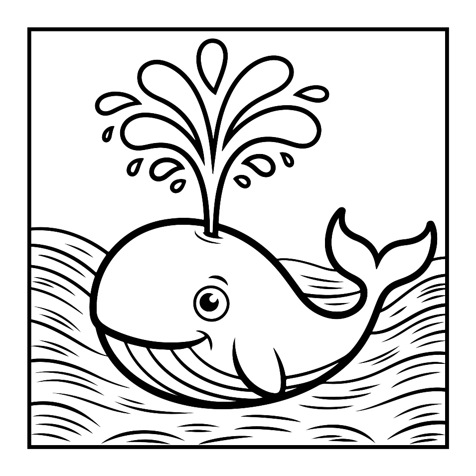 Desenhos Simples de Verão para colorir 45