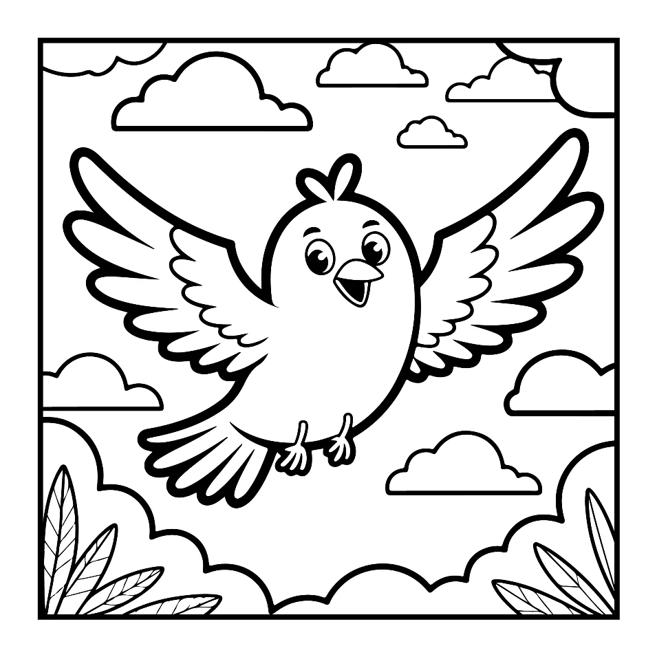 Desenhos Simples de Verão para colorir 47