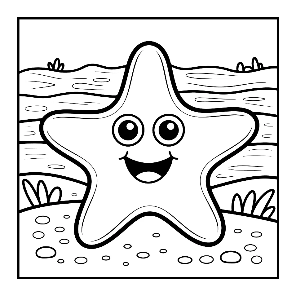 Desenhos Simples de Verão para colorir 58
