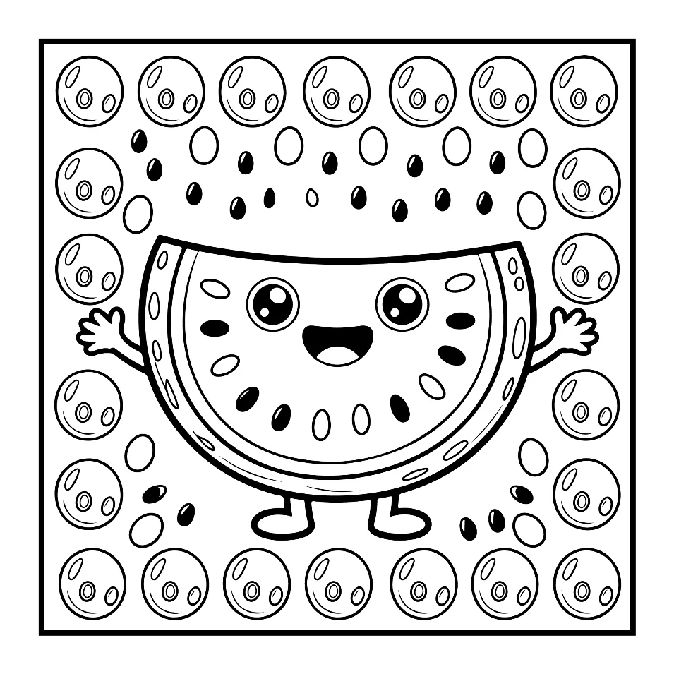 Desenhos Simples de Verão para colorir 62