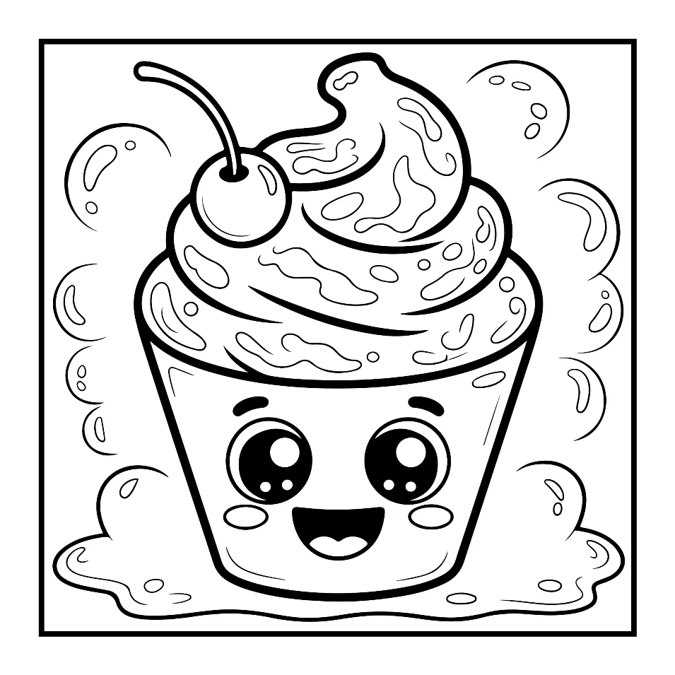 Desenhos Simples de Verão para colorir 64