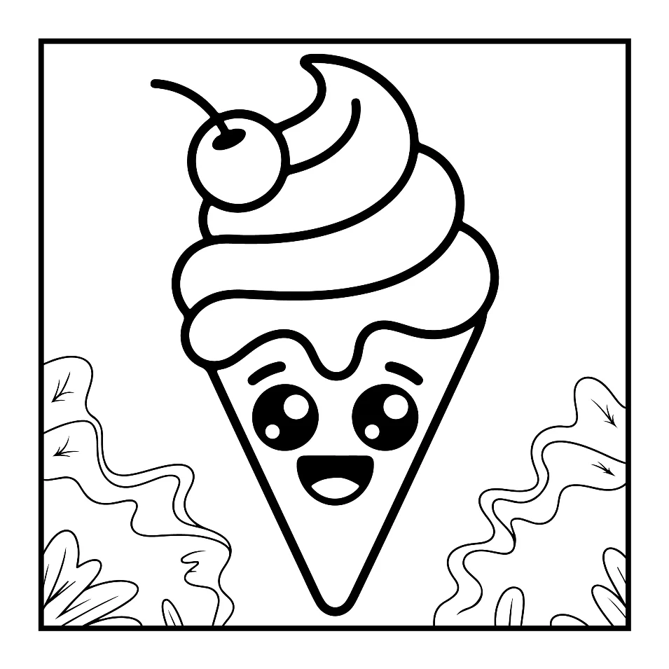 Desenhos Simples de Verão para colorir 66