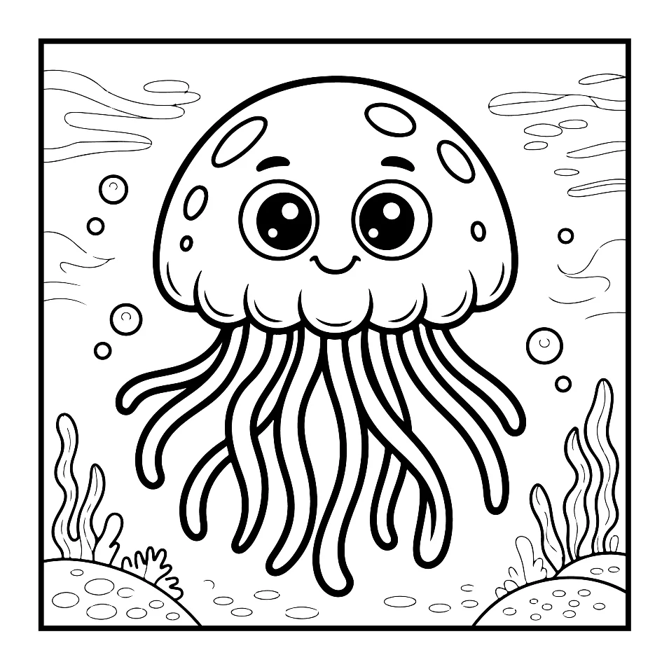 Desenhos Simples de Verão para colorir 70