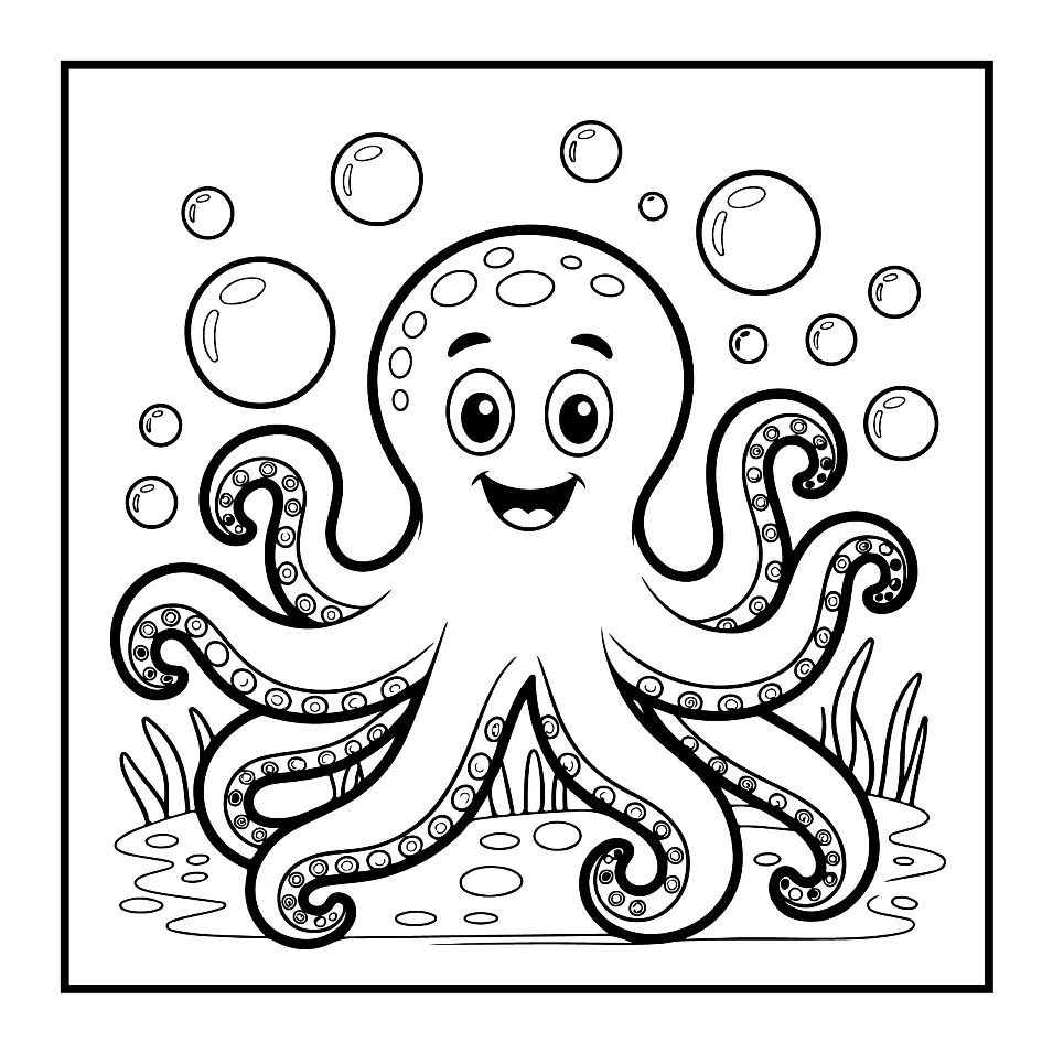 Desenhos Simples de Verão para colorir 76