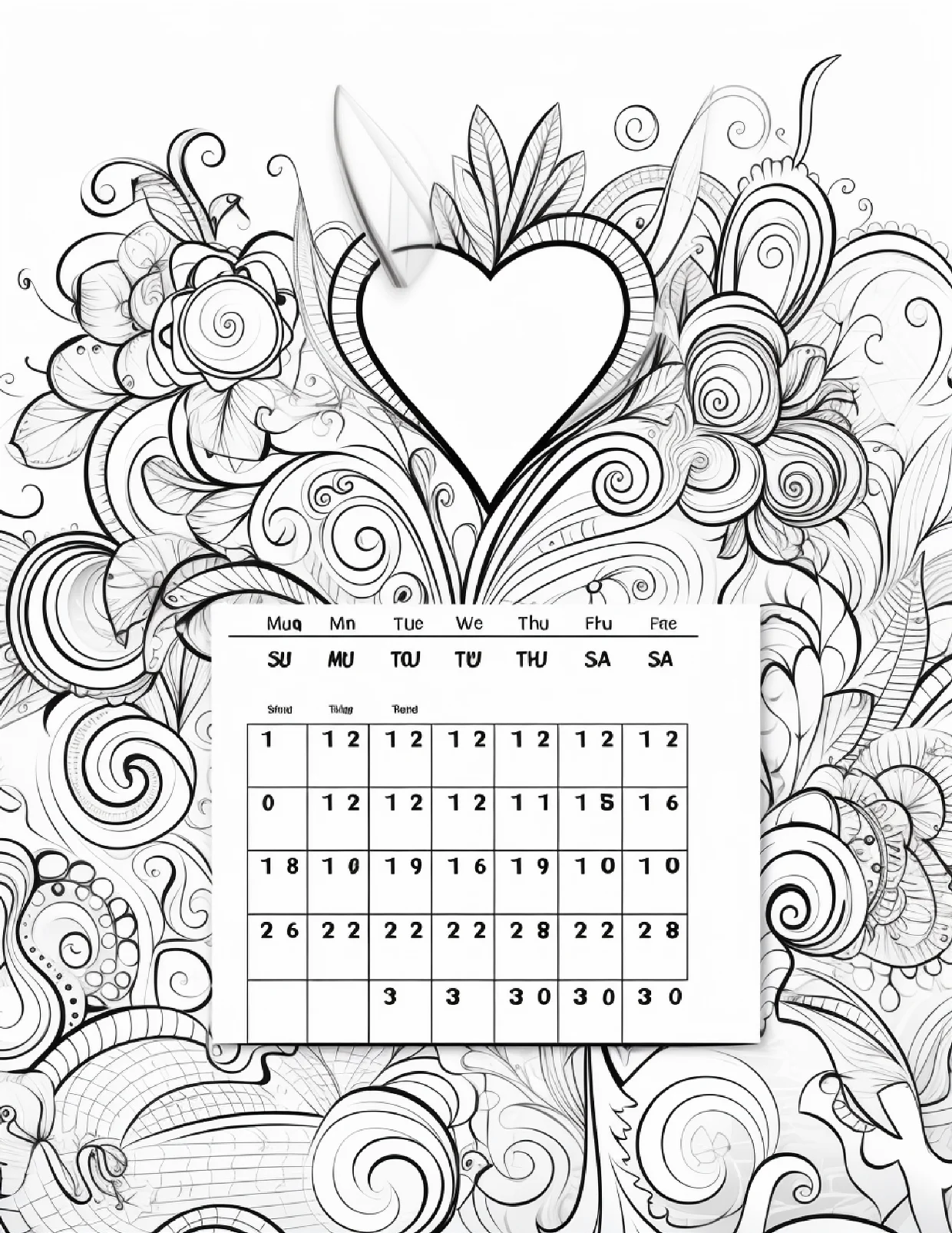 dia dos namorados para colorir 93