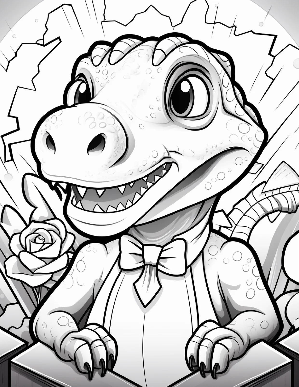 dinossauro para colorir 107