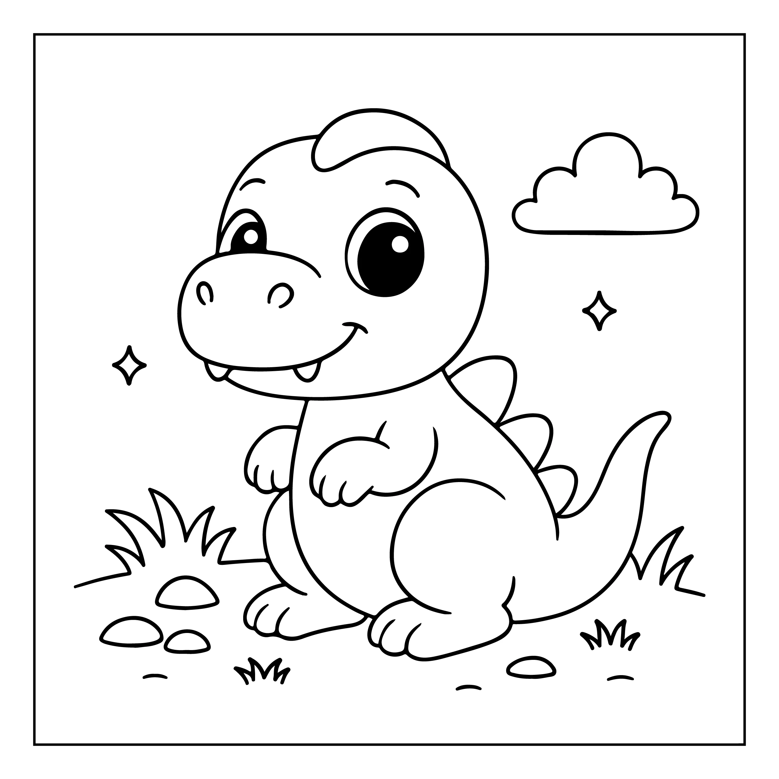 Dinossauro para colorir 111