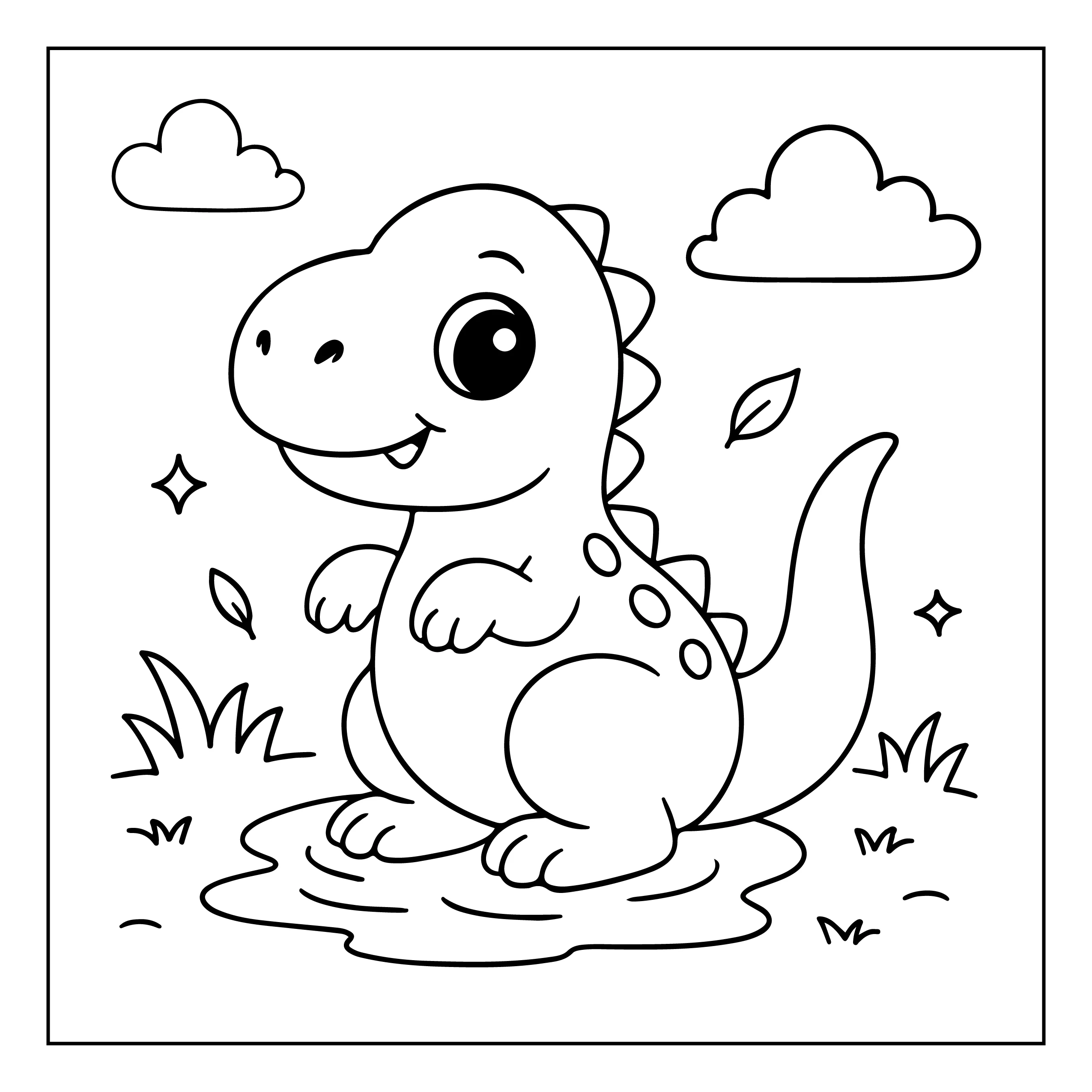 Dinossauro para colorir 121
