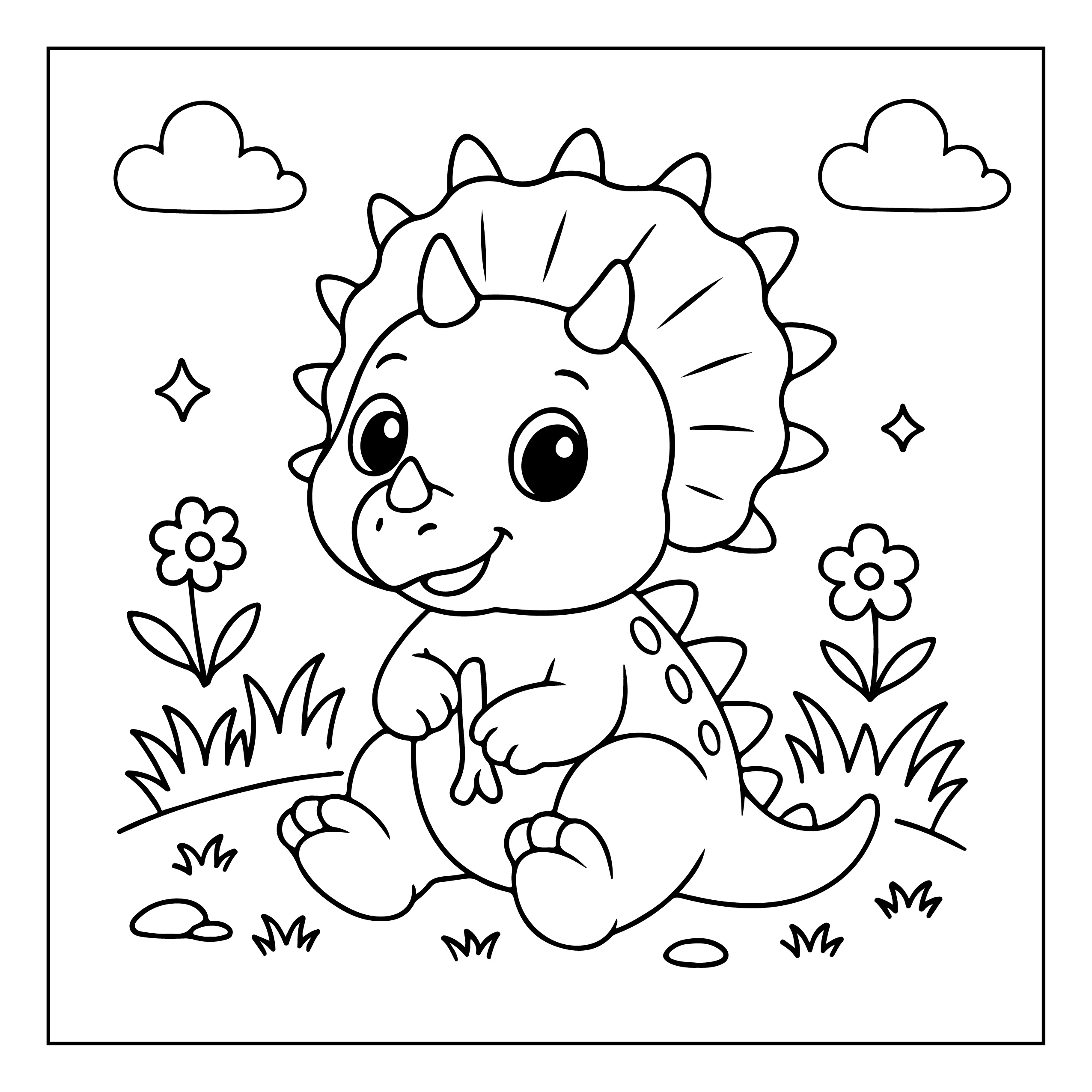 Dinossauro para colorir 122