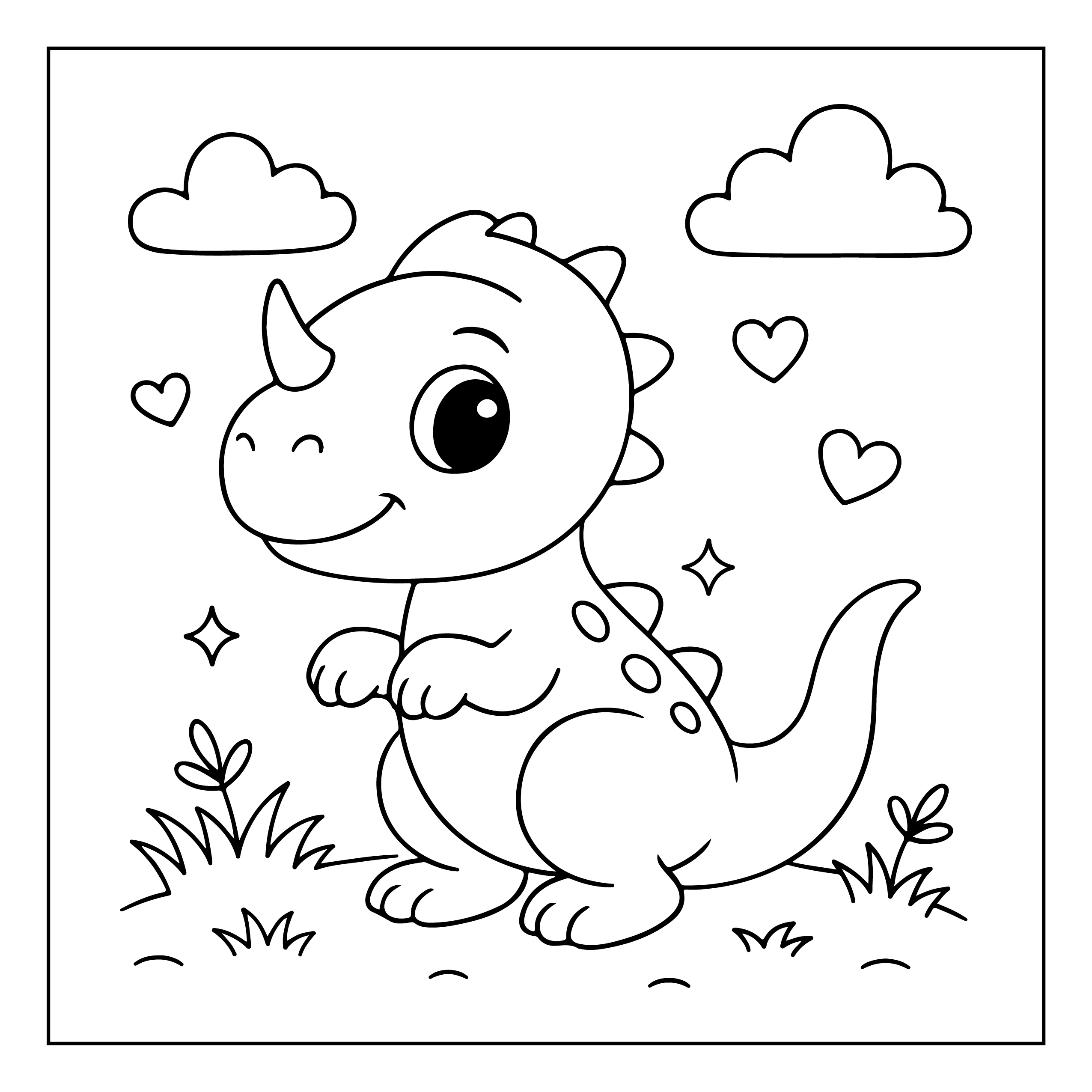 Dinossauro para colorir 123