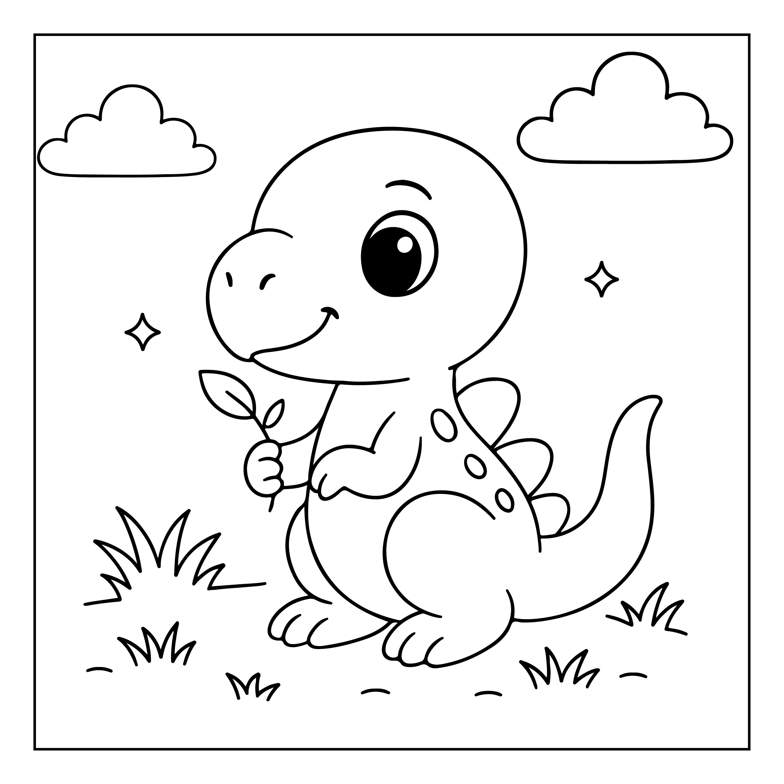 Dinossauro para colorir 125