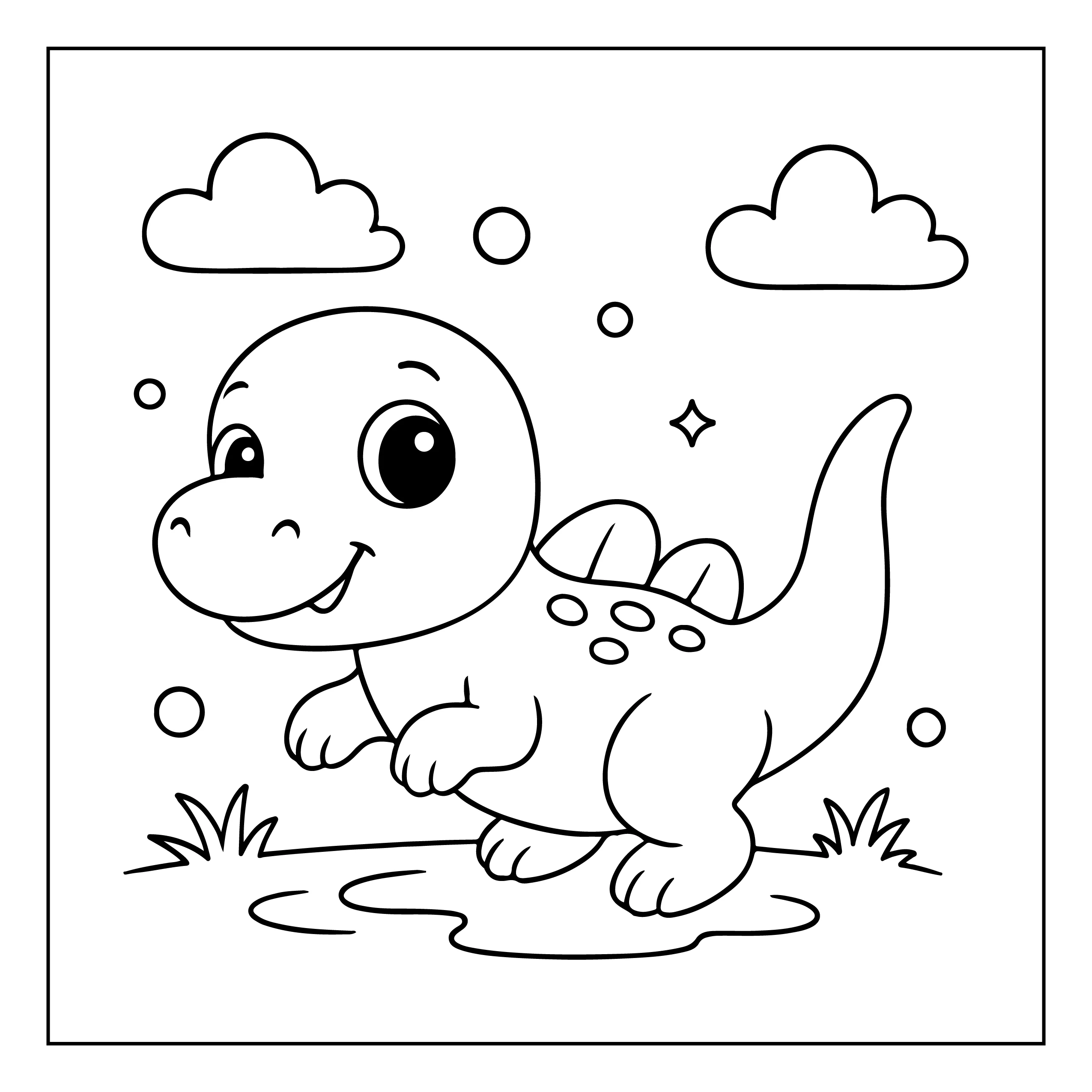 Dinossauro para colorir 128