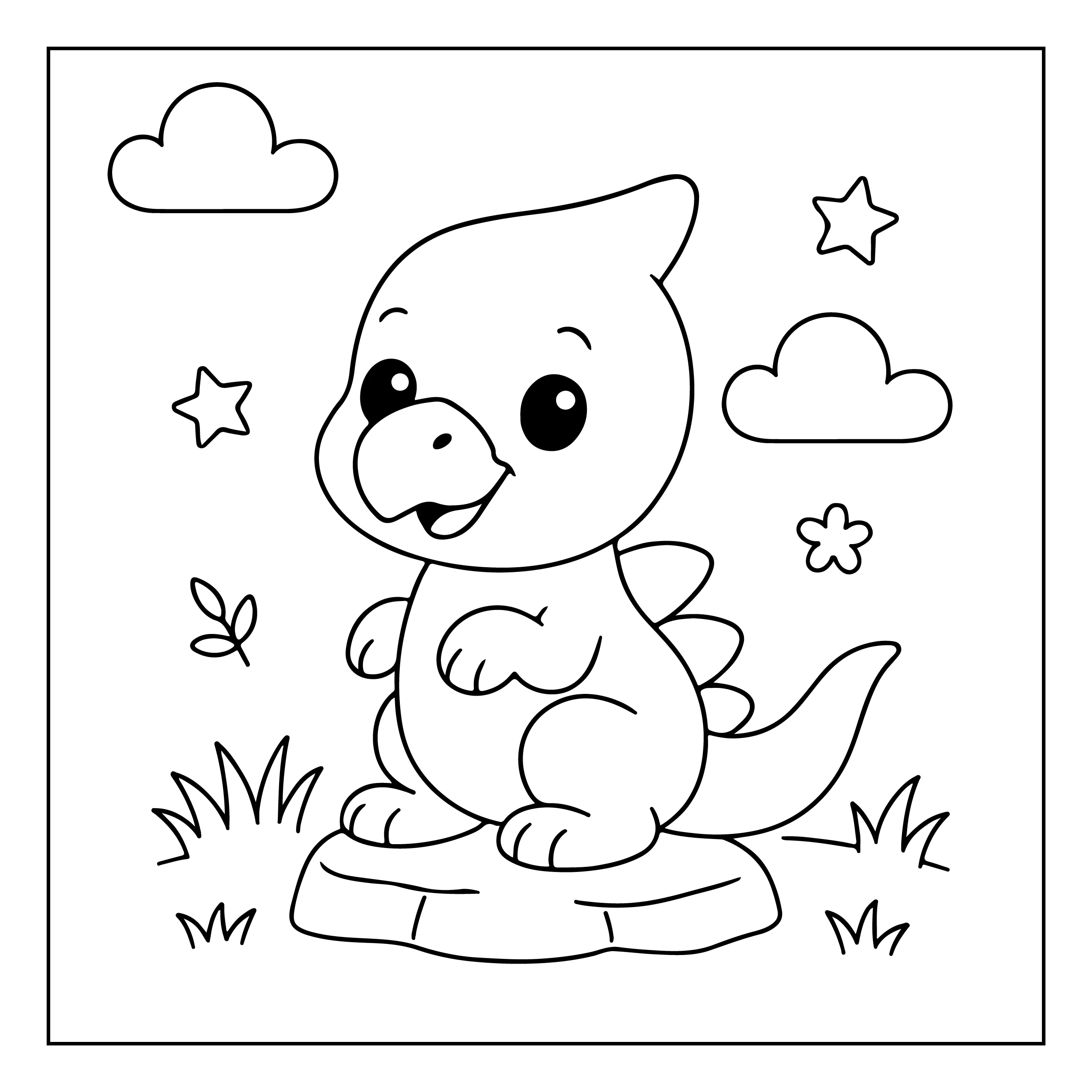 Dinossauro para colorir 133