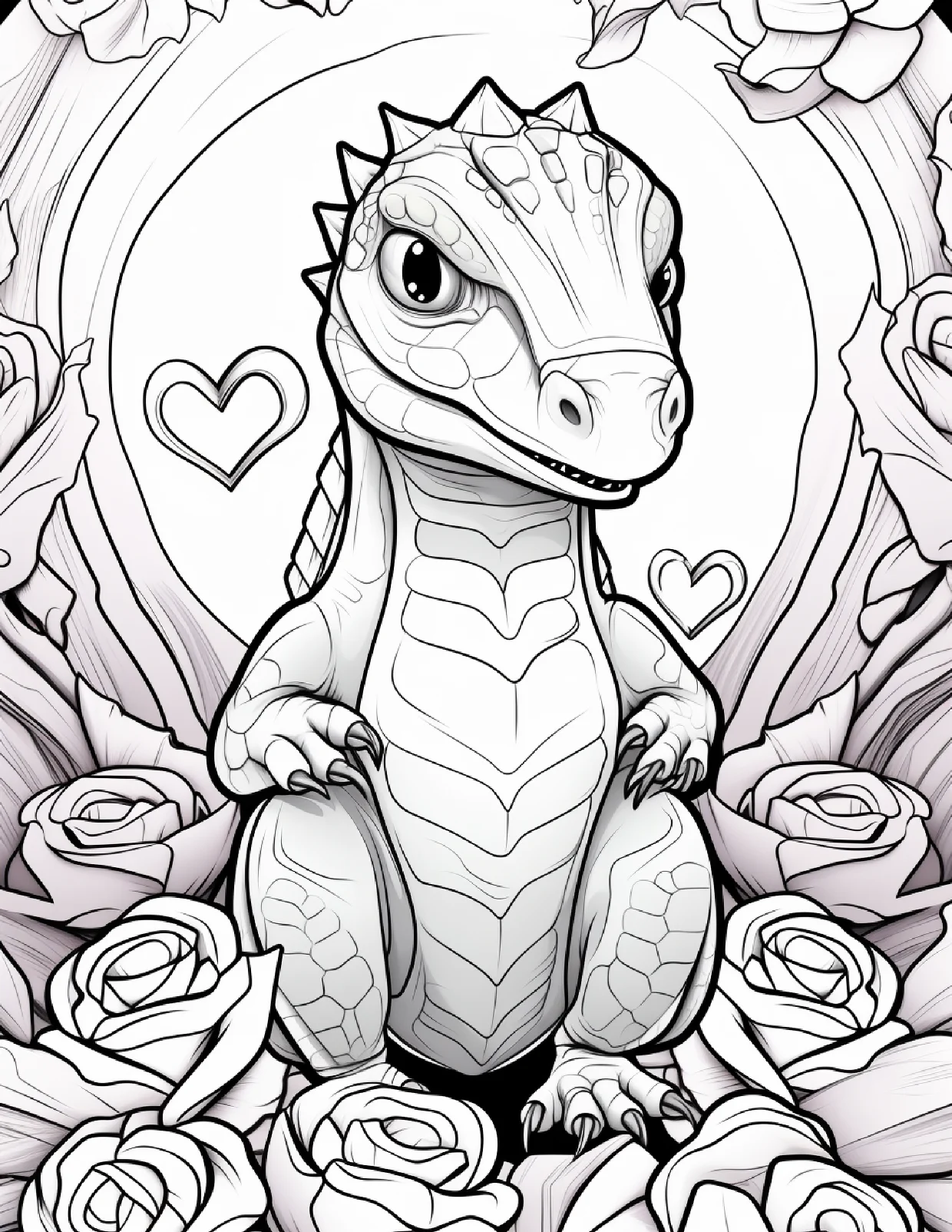 dinossauro para colorir 14