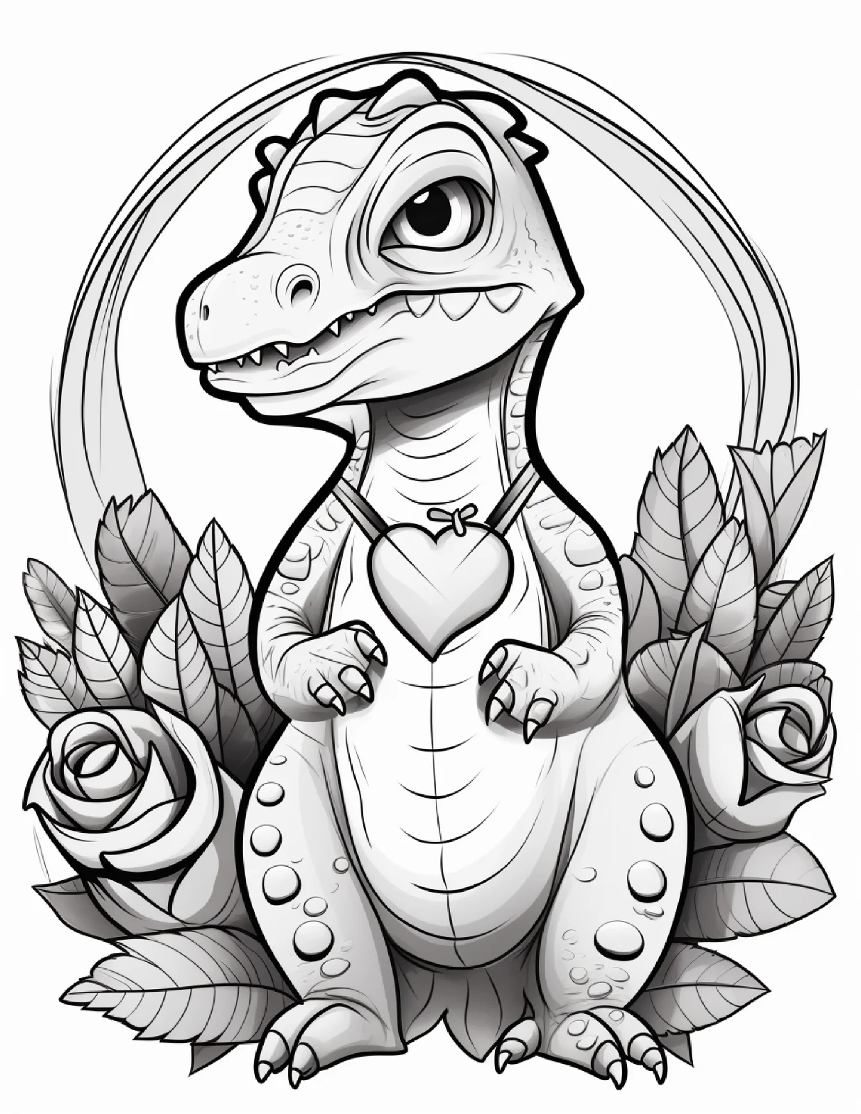 dinossauro para colorir 18