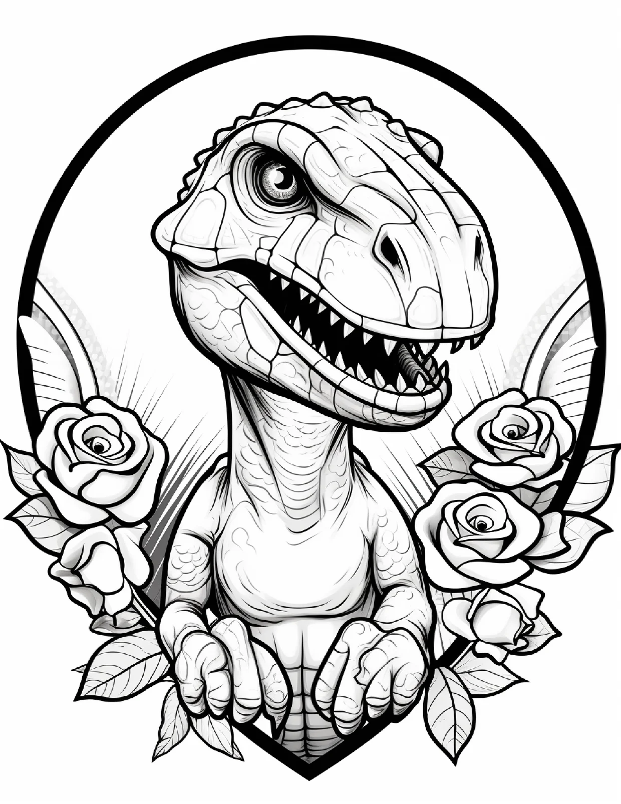 dinossauro para colorir 23