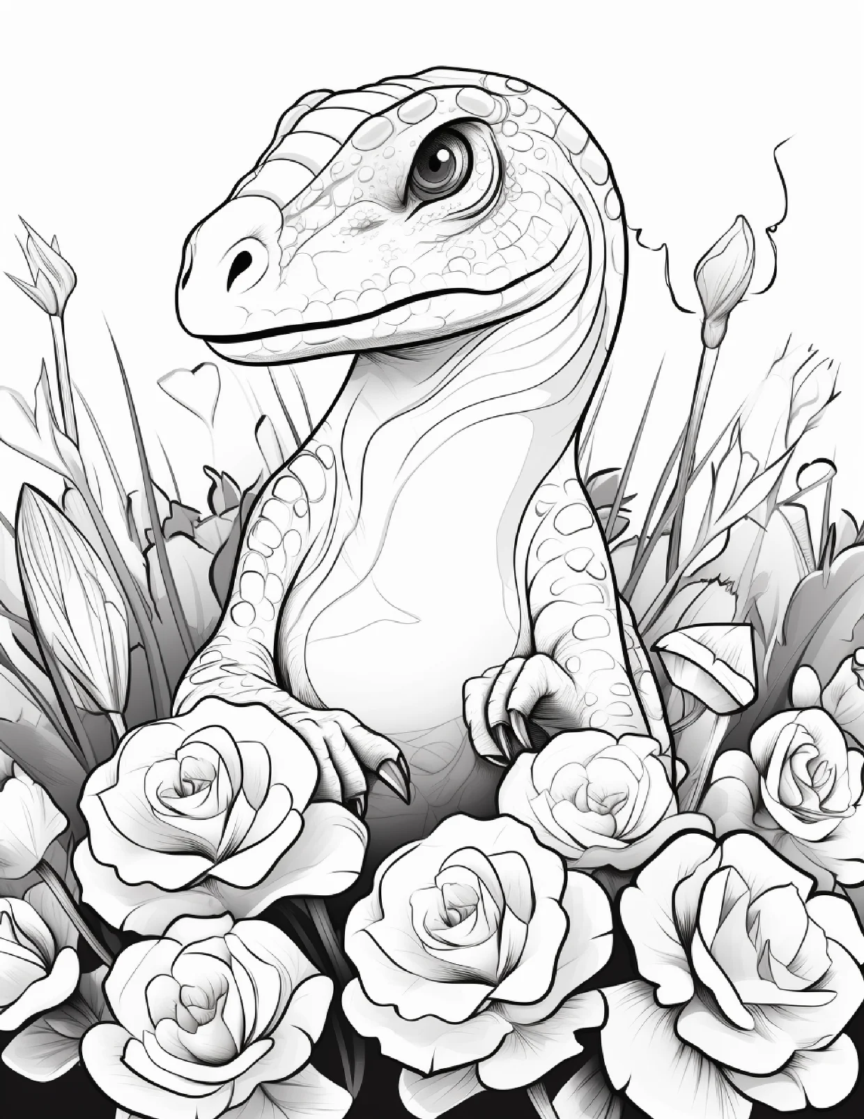 dinossauro para colorir 4
