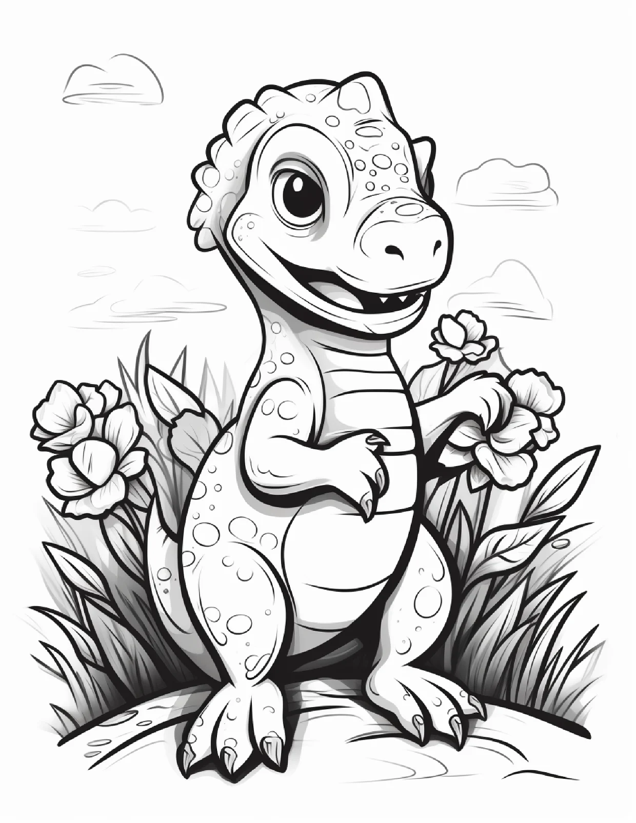 dinossauro para colorir 49