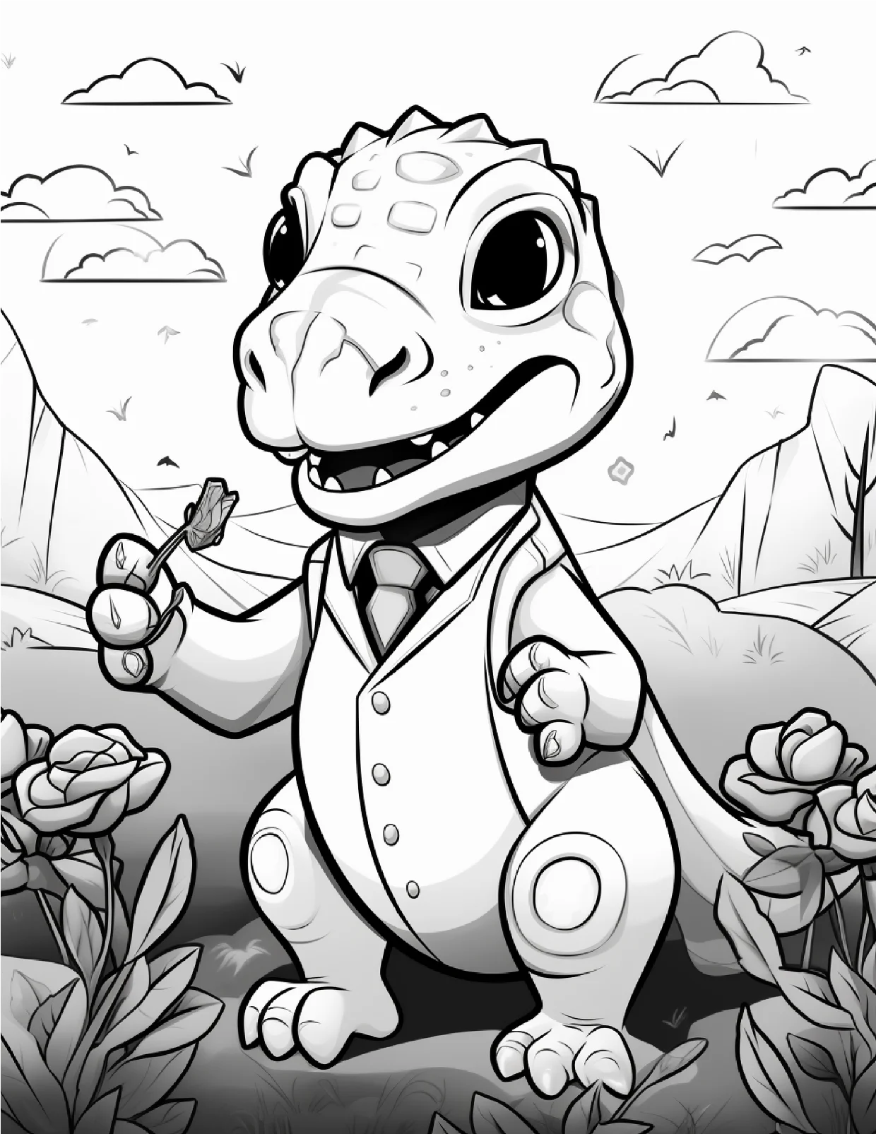 dinossauro para colorir 86