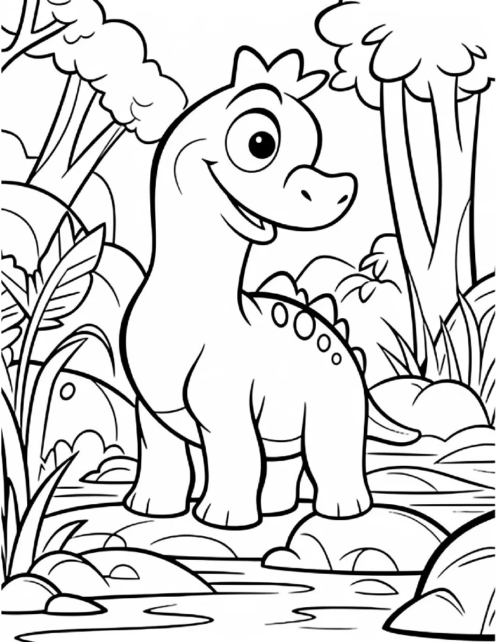 Dinossauros para colorir 3