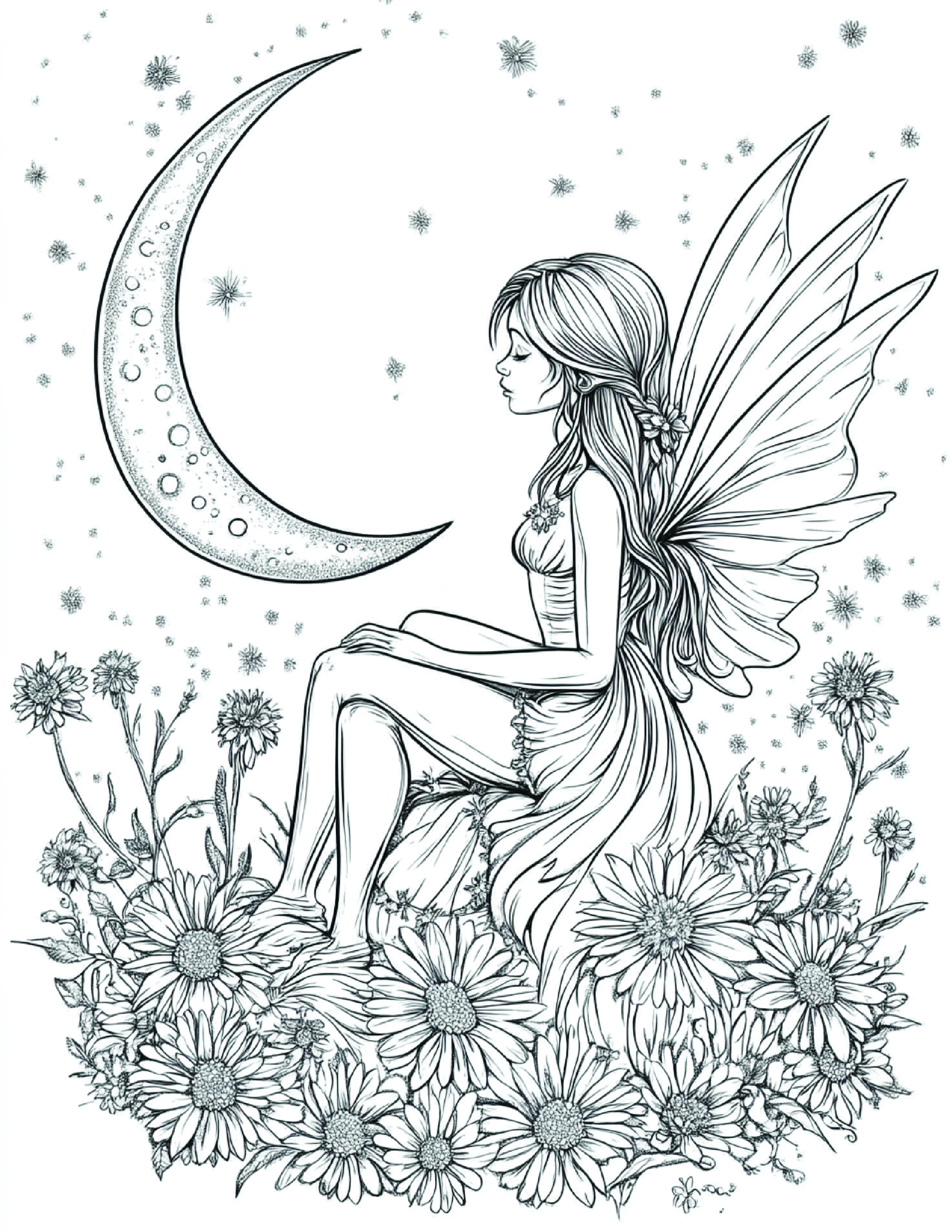 Fada da Lua para colorir 103