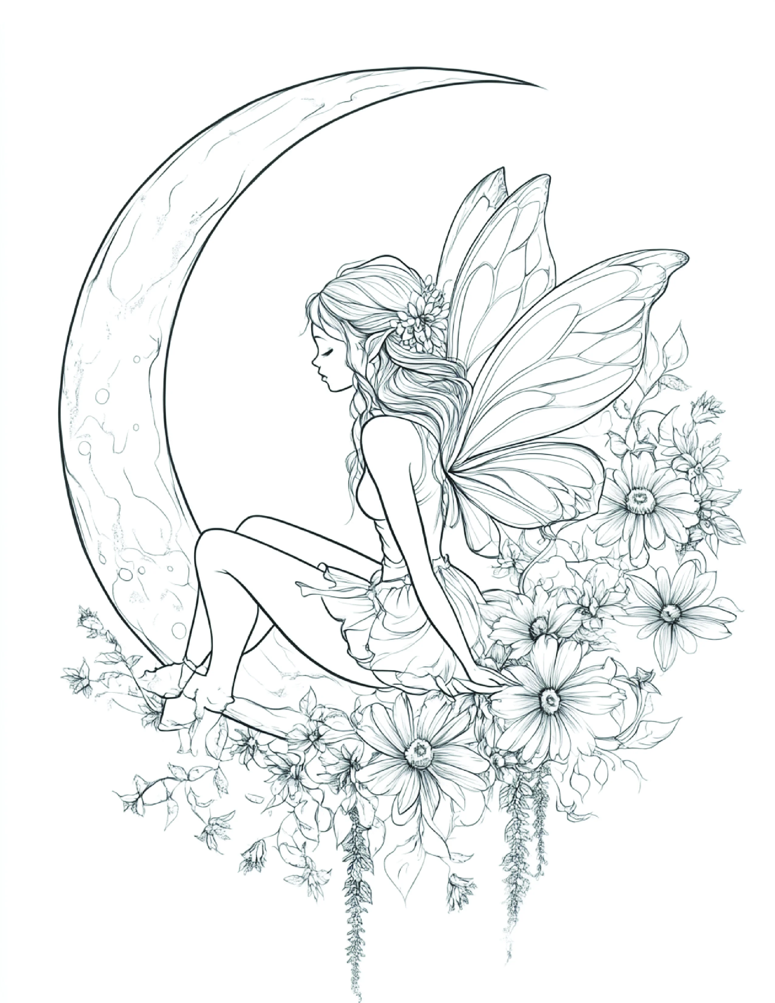 Fada da Lua para colorir 120