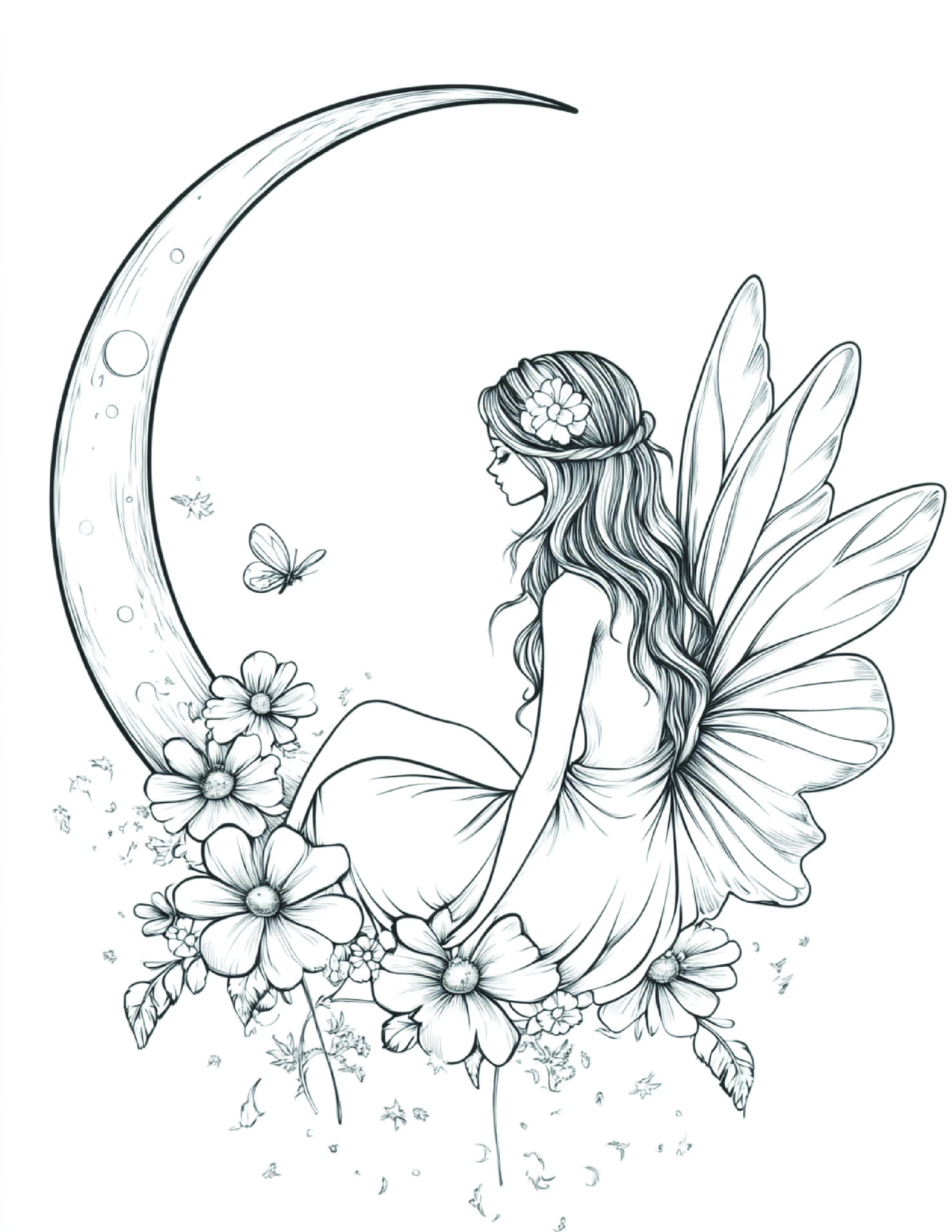 Fada da Lua para colorir 126