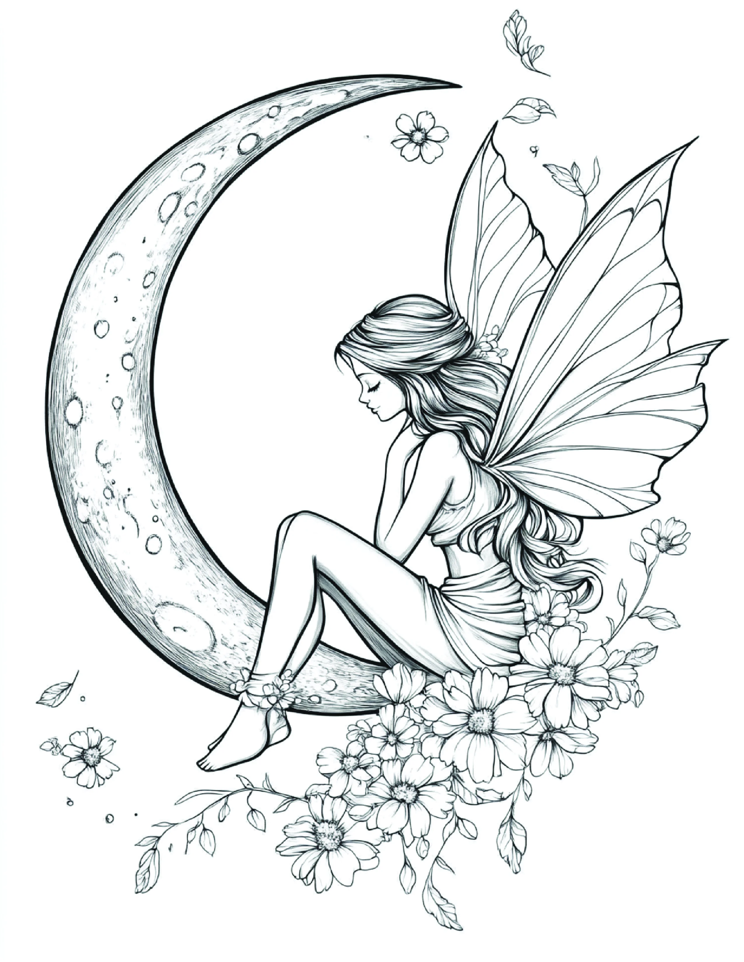 Fada da Lua para colorir 131
