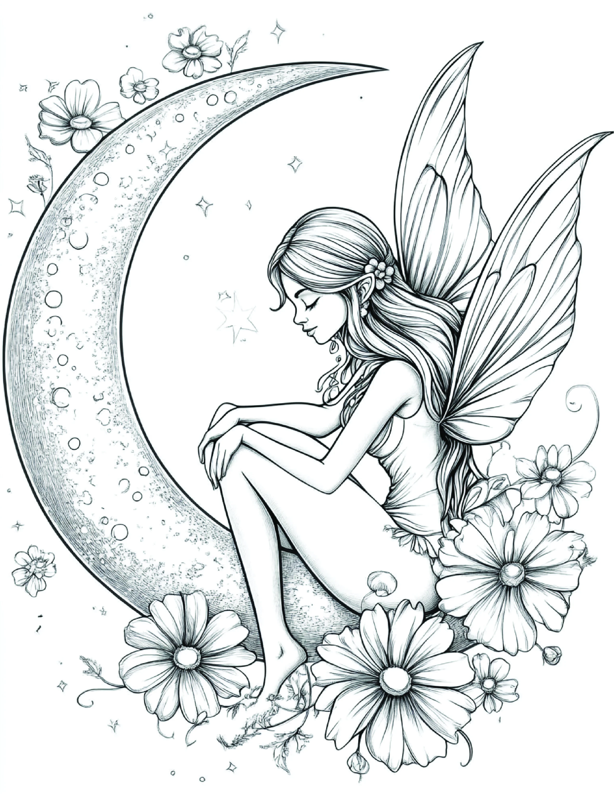 Fada da Lua para colorir 141