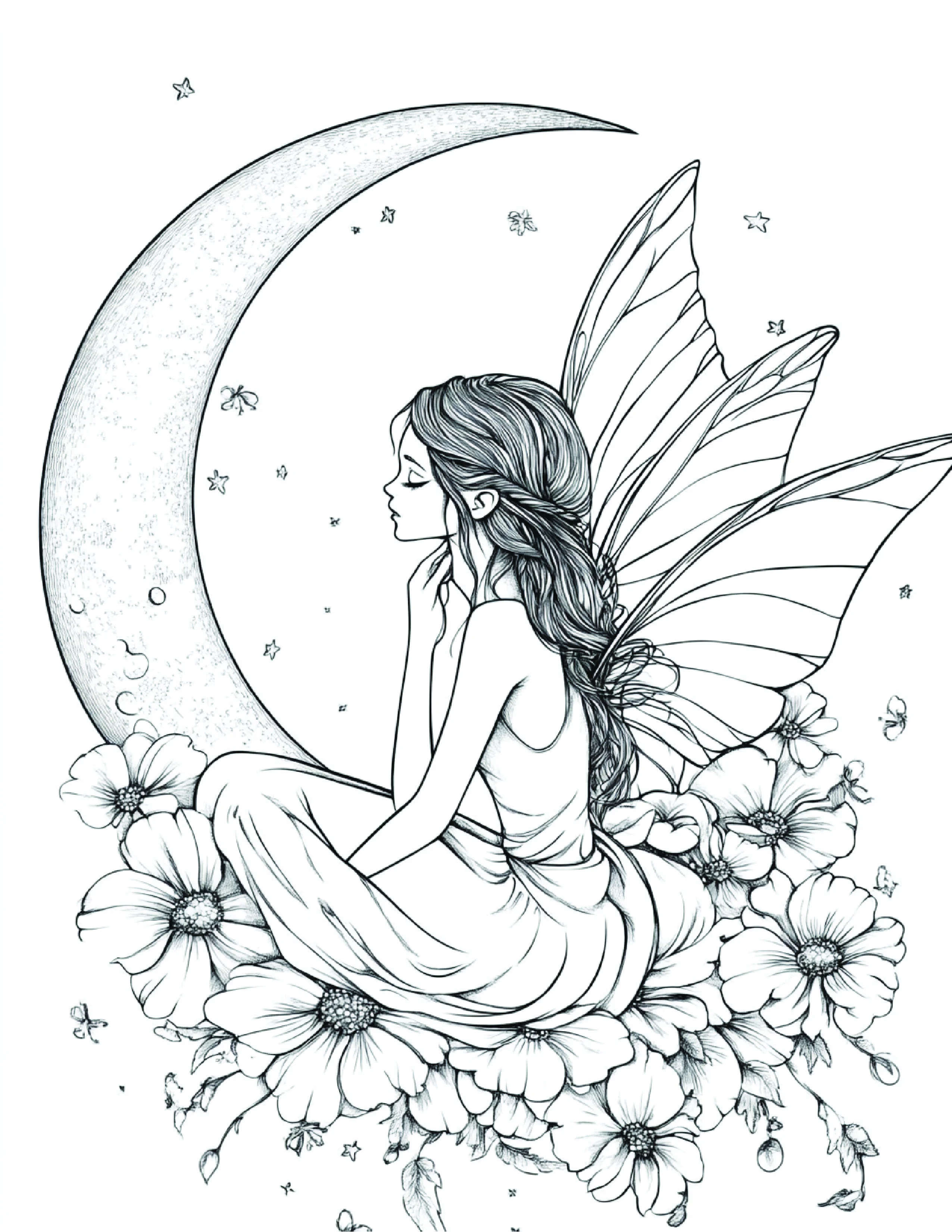Fada da Lua para colorir 143