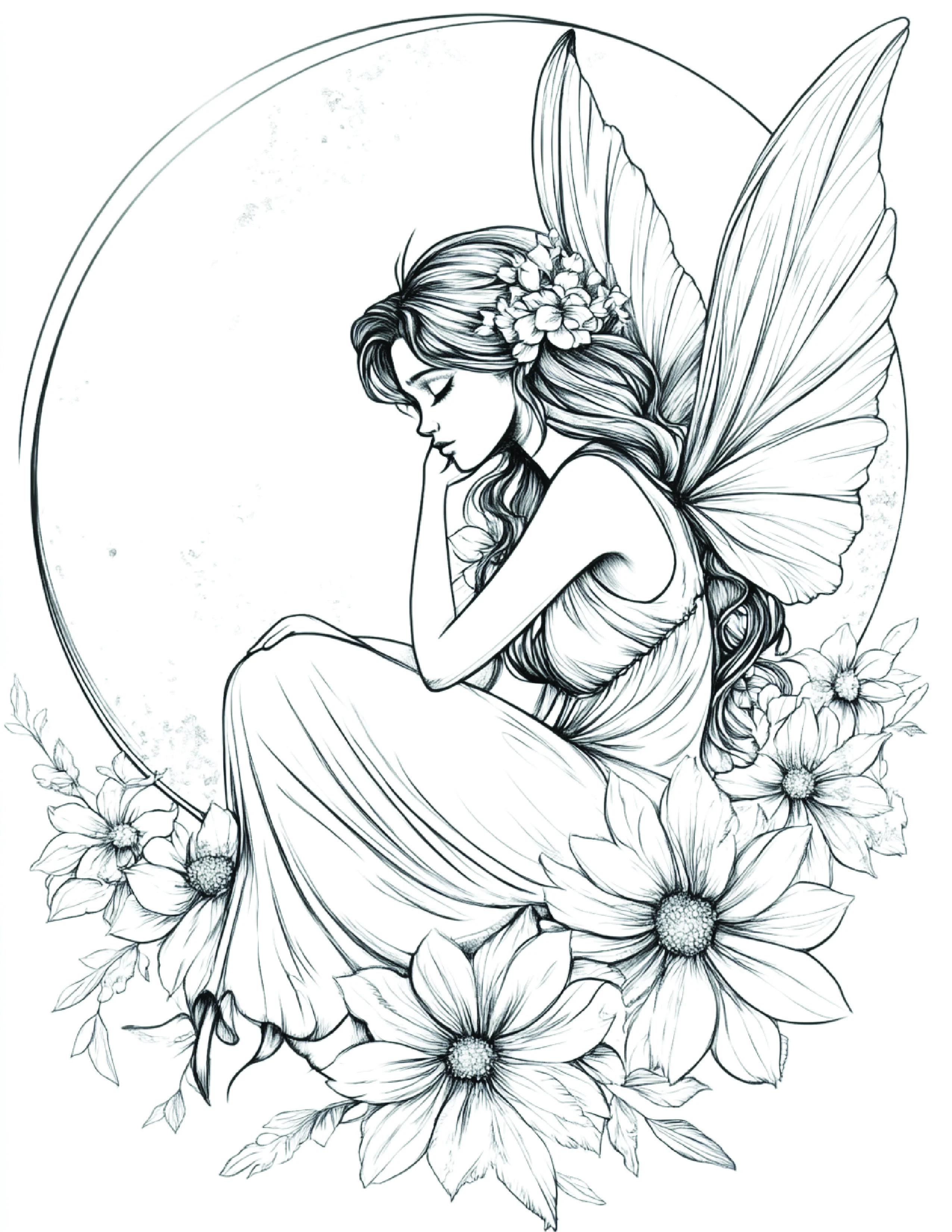 Fada da Lua para colorir 144